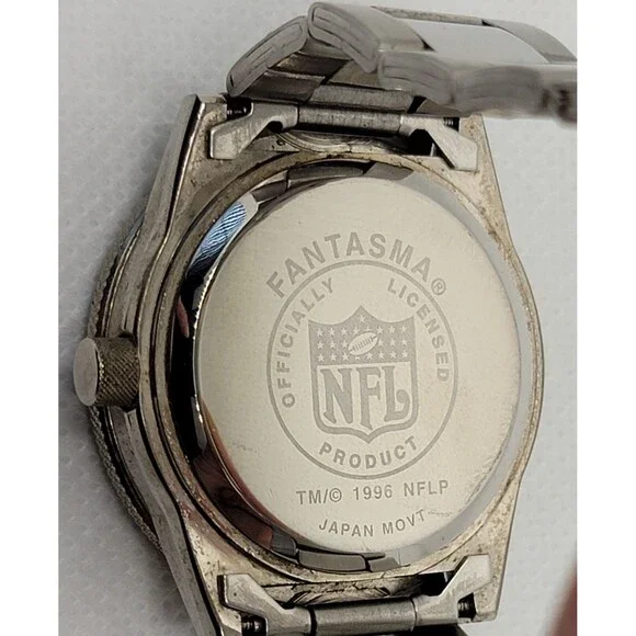 Mens Chicago Bears by Fantasma Vintage 1996 NFLP Rare Find NFL Football Watch 01 - Picture 8 of 8